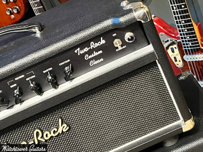 2008 Two Rock Custom Clean 100 Watt Head & 2x12 Cabinet Black Tolex