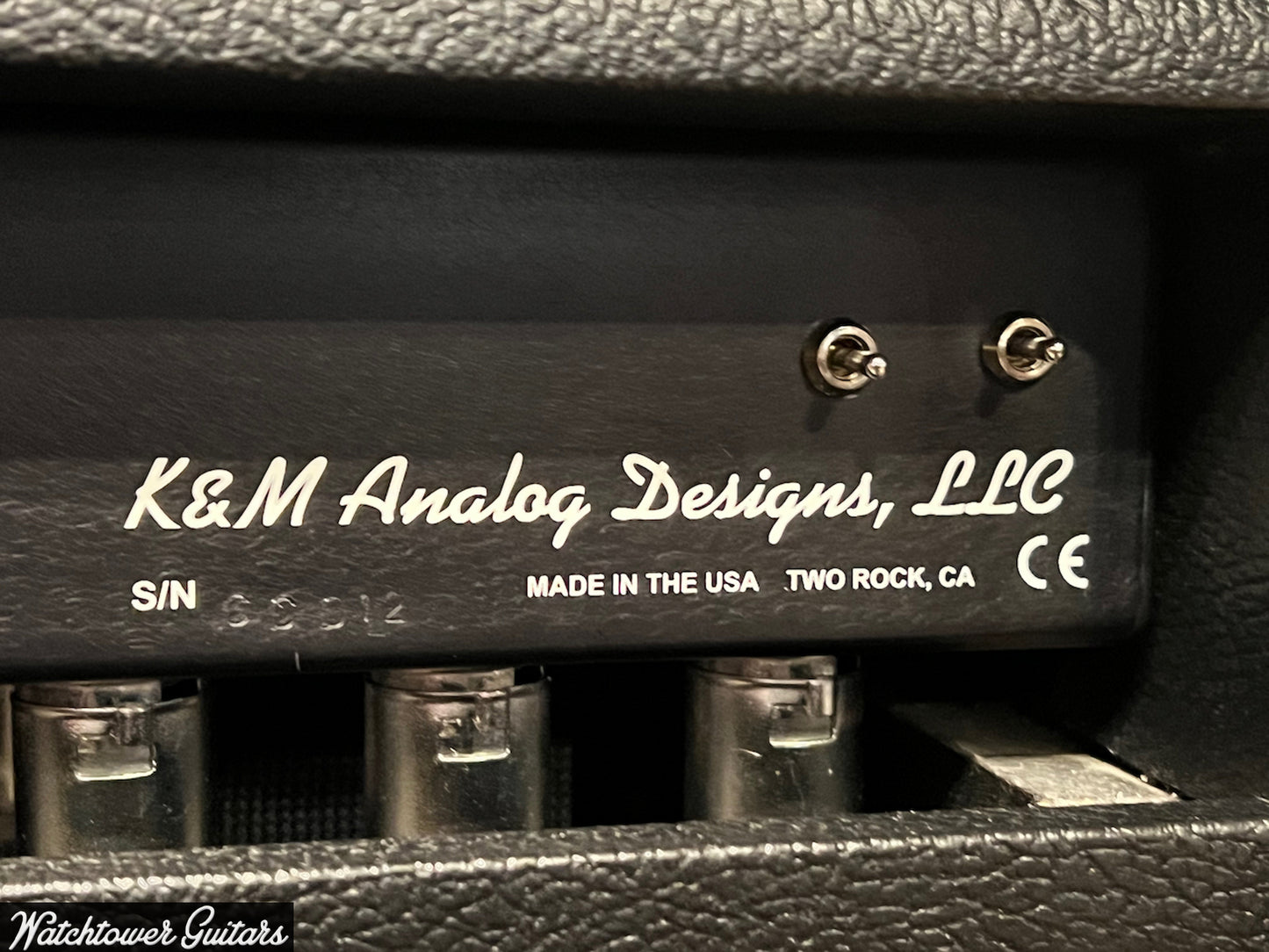 2008 Two Rock Custom Clean 100 Watt Head & 2x12 Cabinet Black Tolex