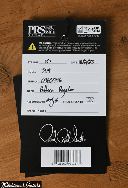 Paul Reed Smith PRS 509 Fire Red Burst