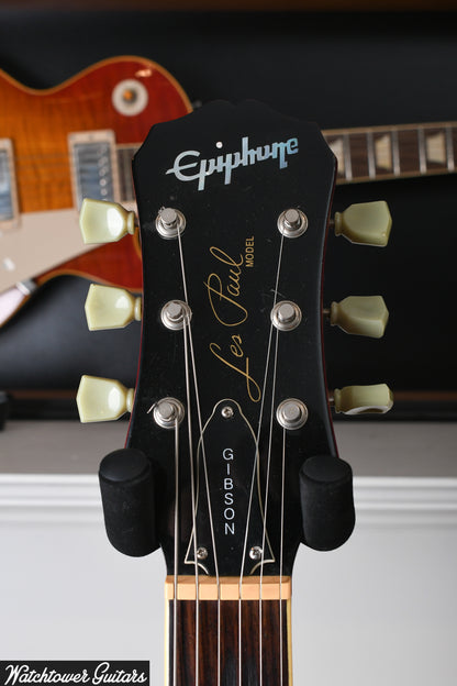 1997 Epiphone Les Paul Standard Cherry Sunburst Seymour Duncan Pickups