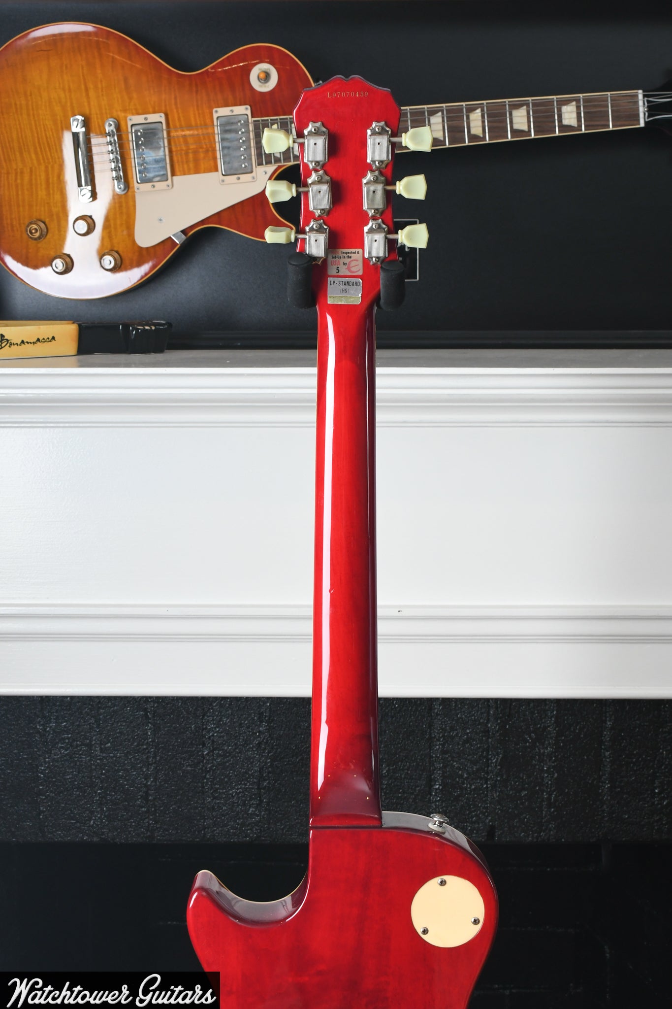 1997 Epiphone Les Paul Standard Cherry Sunburst Seymour Duncan Pickups