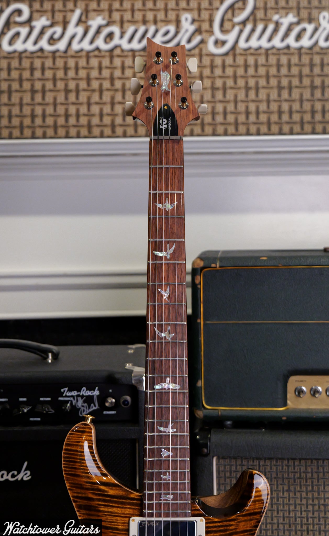 Paul Reed Smith PRS 40th Anniversary Special Semi Hollow Limited Edition Yellow Tiger