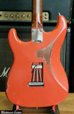 2025 Fender Custom Shop '60 Stratocaster GT11 Heavy Relic Aged Tahitian Coral Brazilian Board
