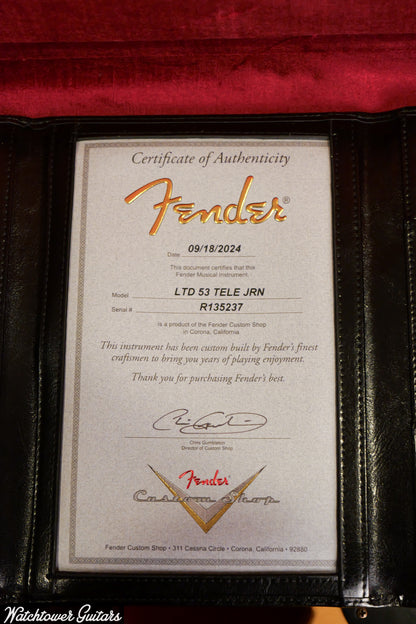 2024 Fender Custom Shop LTD 1953 Telecaster Journeyman Relic Butterscotch Blonde