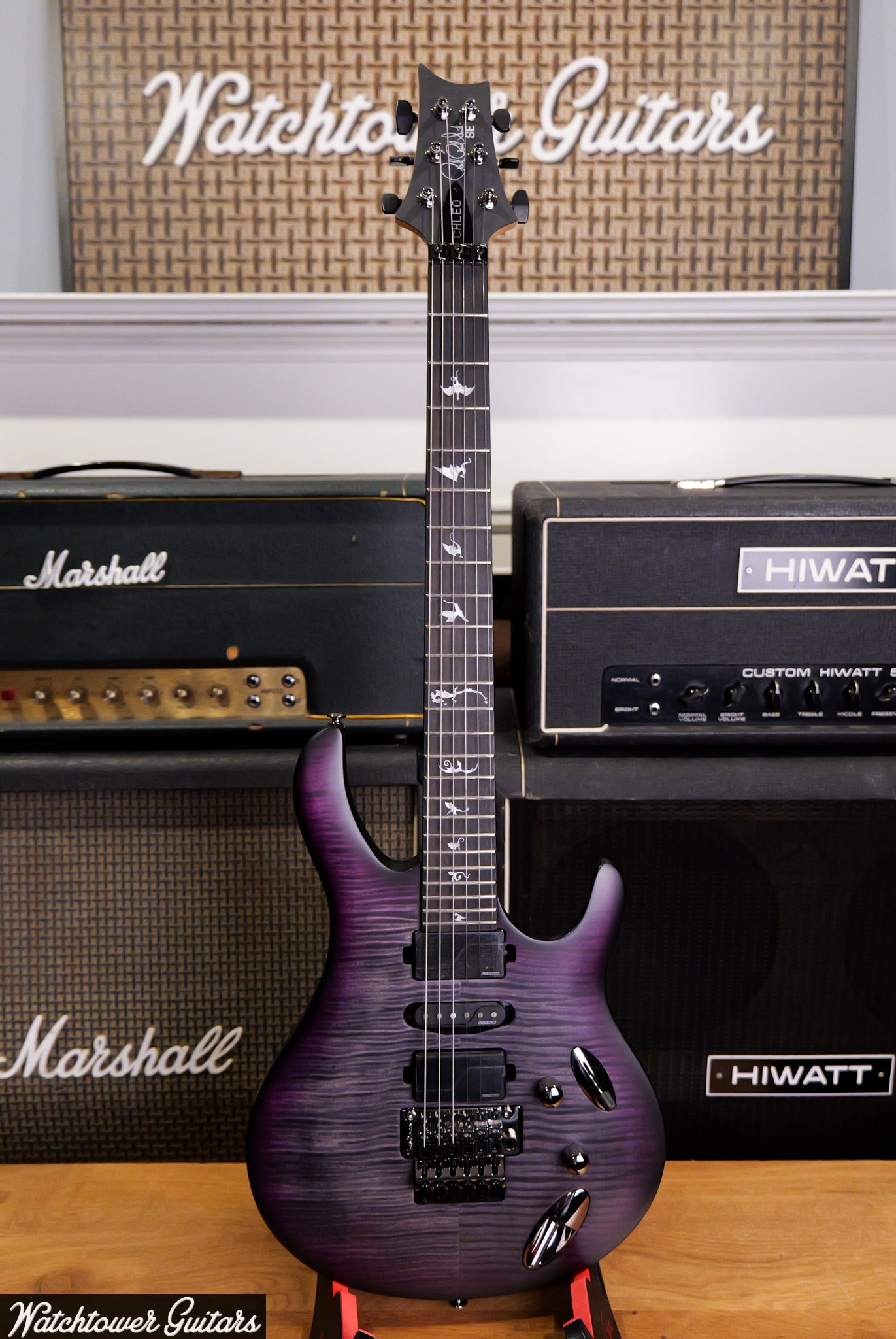 Paul Reed Smith PRS SE Chleo Charcoal Purple Burst