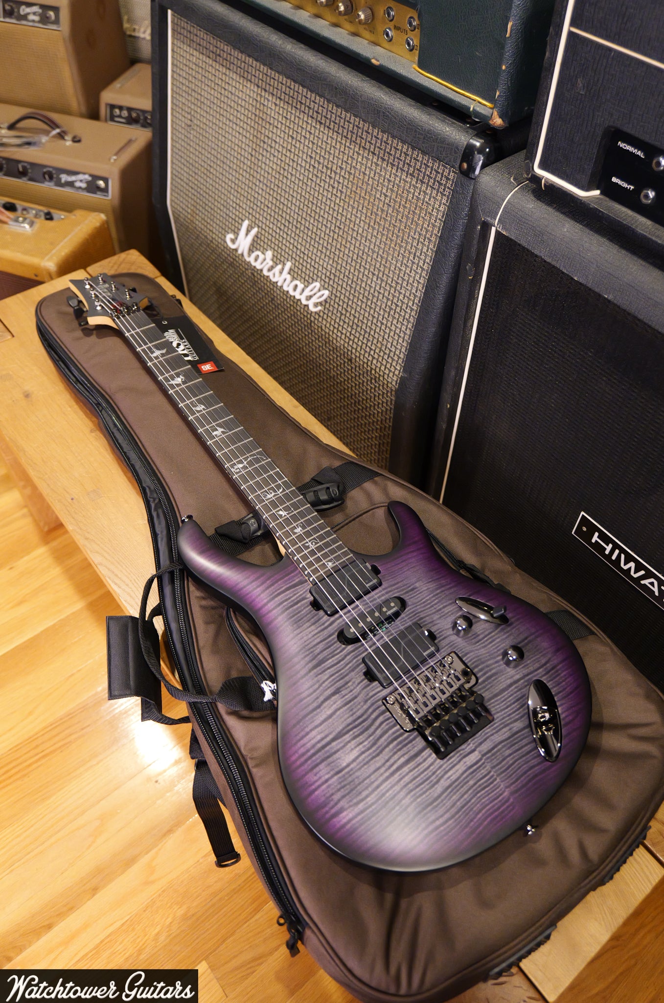 Paul Reed Smith PRS SE Chleo Charcoal Purple Burst