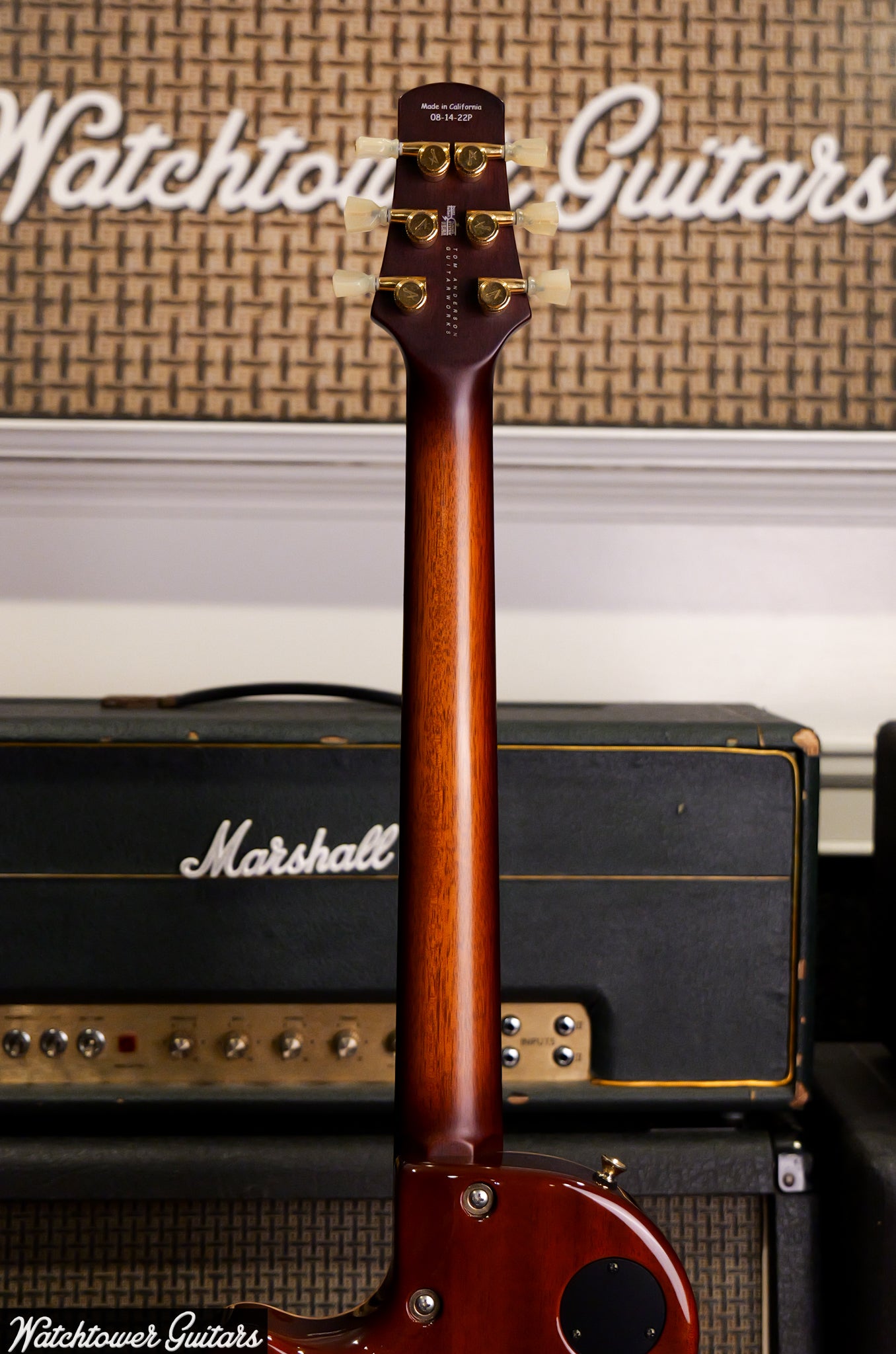 2022 Tom Anderson Bobcat Tiger Eye Burst with Binding