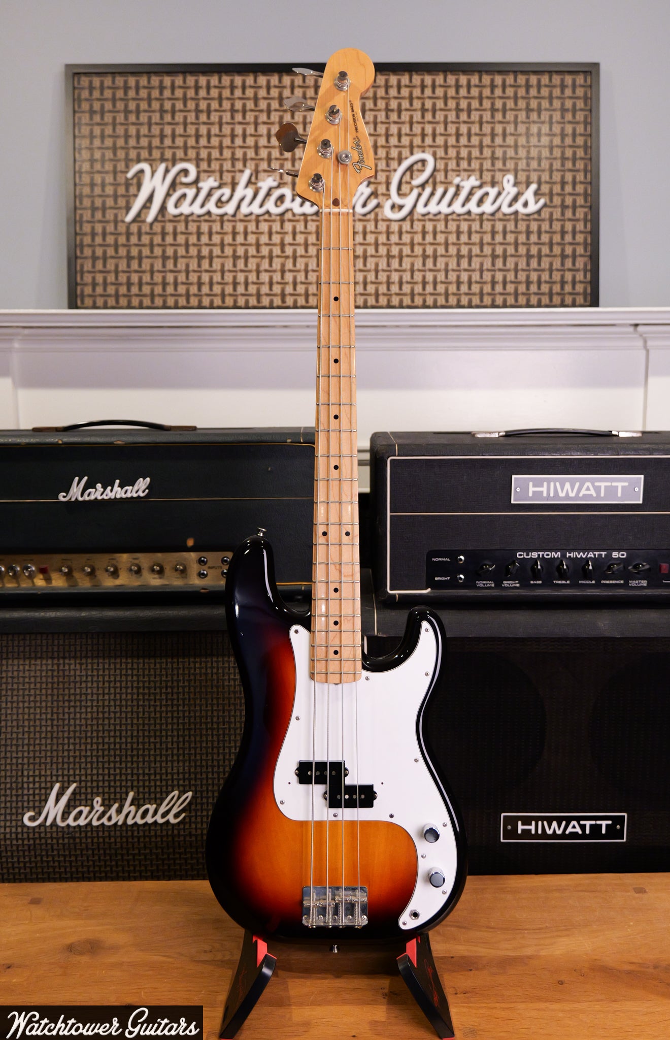 1984-1987 Fender Japan Precision Bass Sunburst – Watchtower Guitars