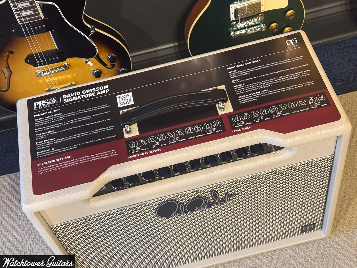 Paul Reed Smith PRS DGT 15 1x12 Combo Blonde Tolex