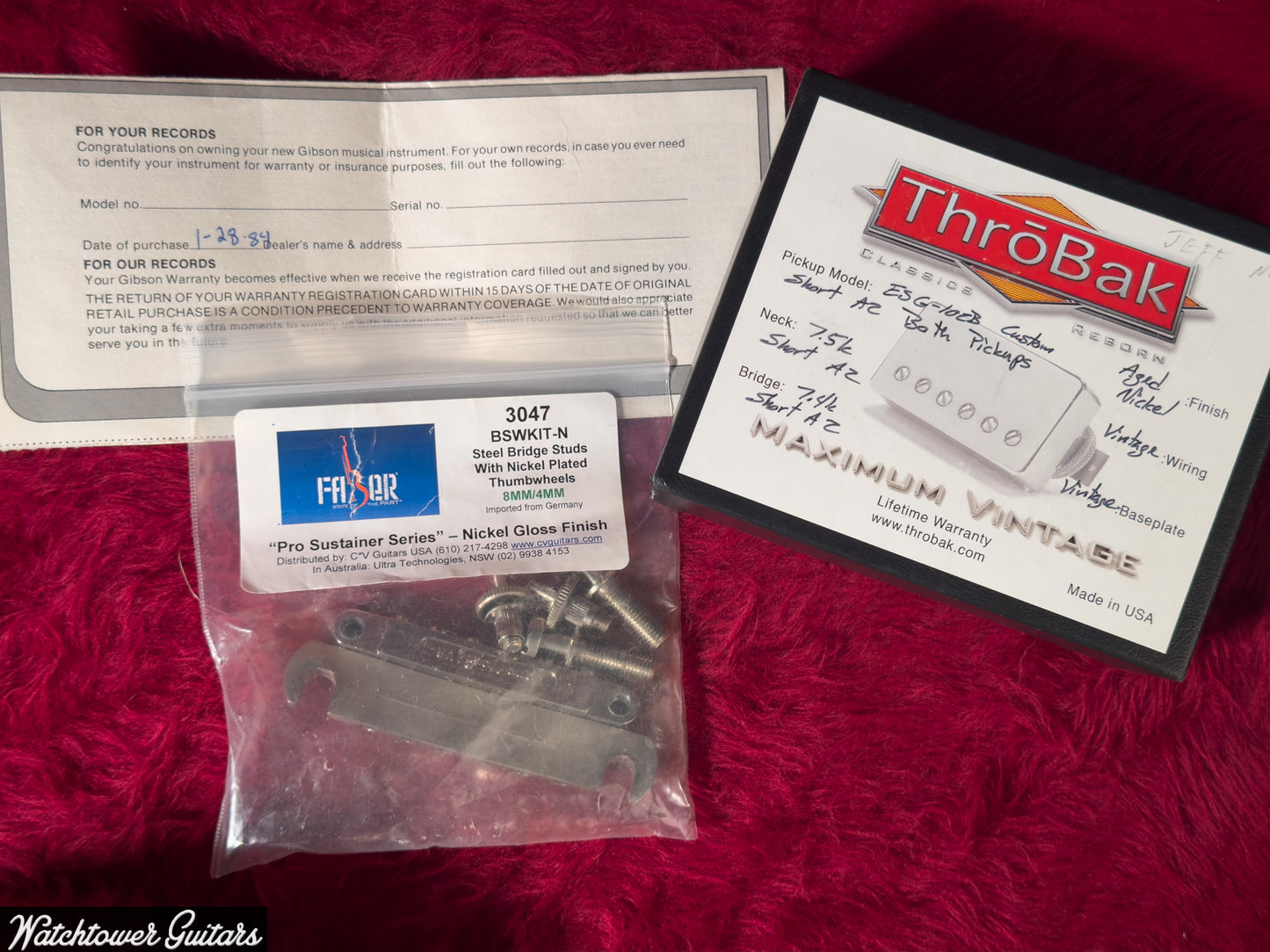 1983 Gibson ES-335 ThroBak Pickups Natural