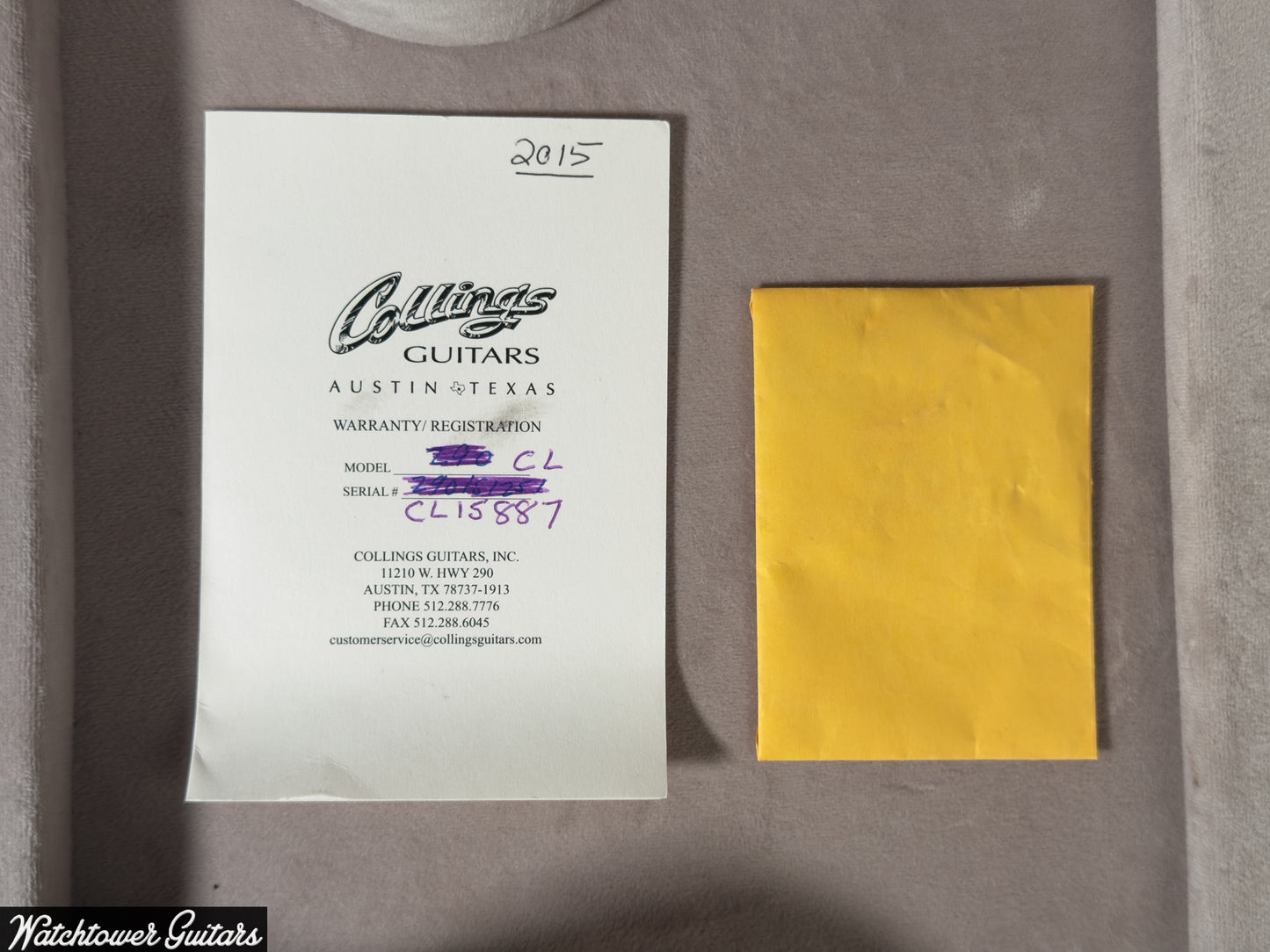 2015 Collings City Limits CL Tobacco Sunburst Lollar Imperial Pickups