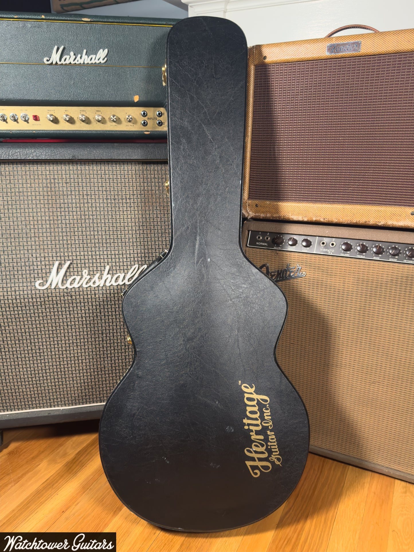 2024 Heritage H-530 Hollow Electric Guitar Trans Cherry