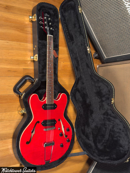 2024 Heritage H-530 Hollow Electric Guitar Trans Cherry