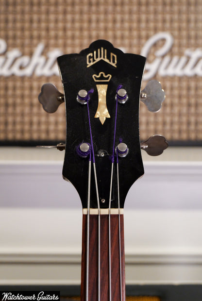 1973 Guild Jetstar JSII Bass Fretless Vintage Cherry