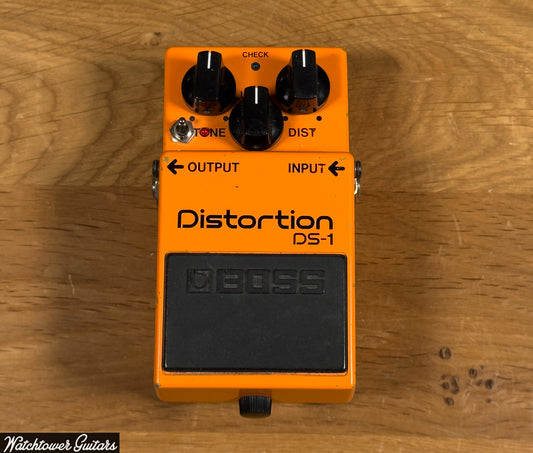 Used - Boss DS1 Distortion Pedal with Keeley Ultra & Seeing Eye MOD