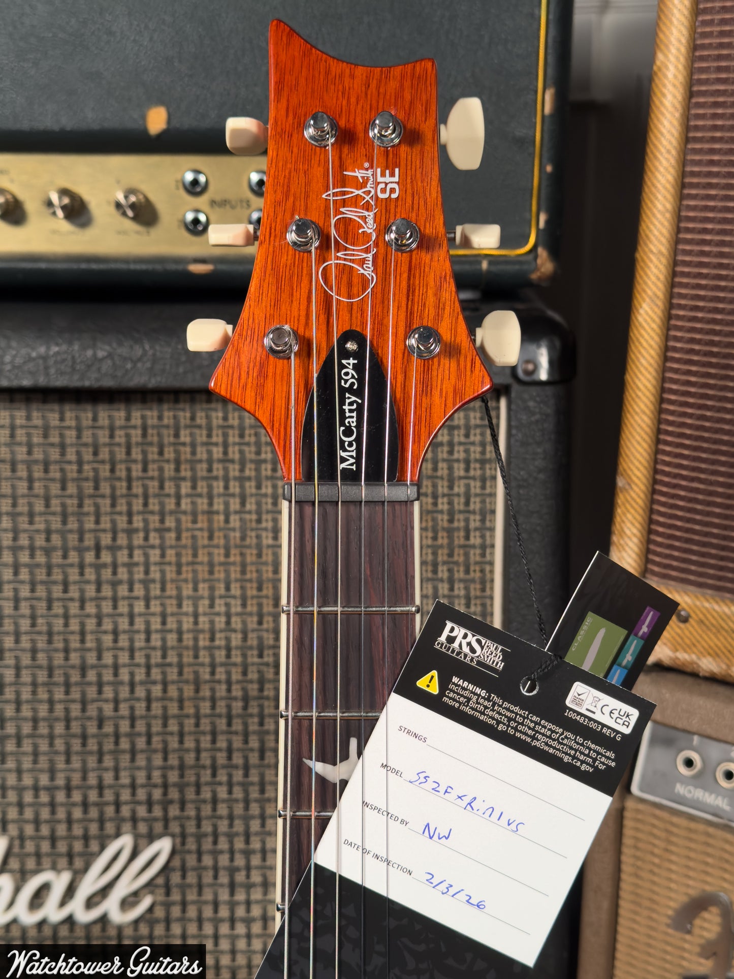 Paul Reed Smith PRS SE McCarty 594 Singlecut Vintage Sunburst
