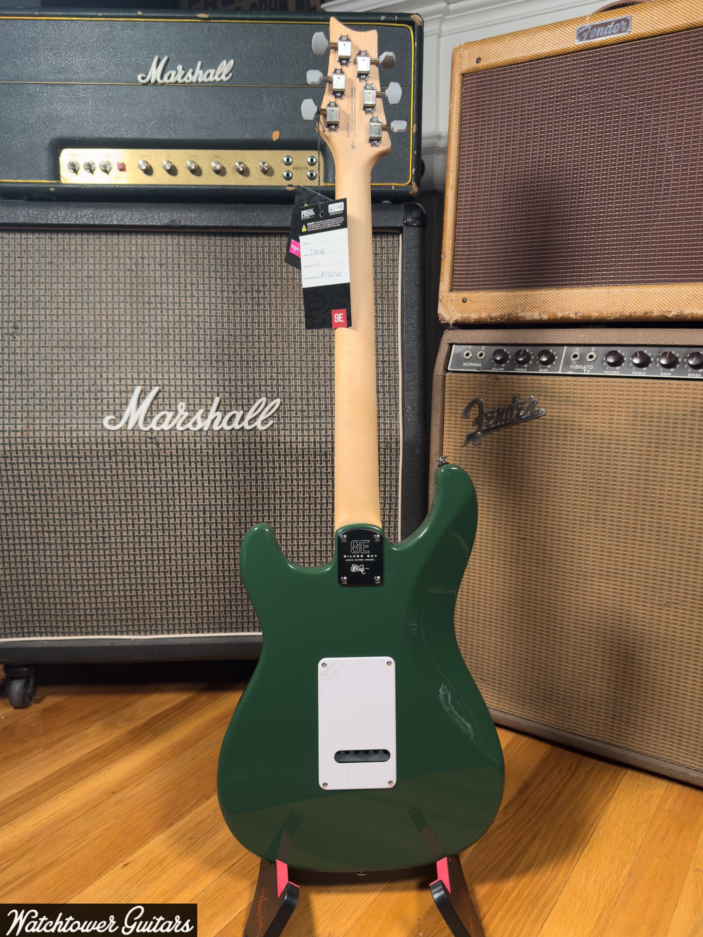 Paul Reed Smith PRS SE Silver Sky Rosewood Laurel Green
