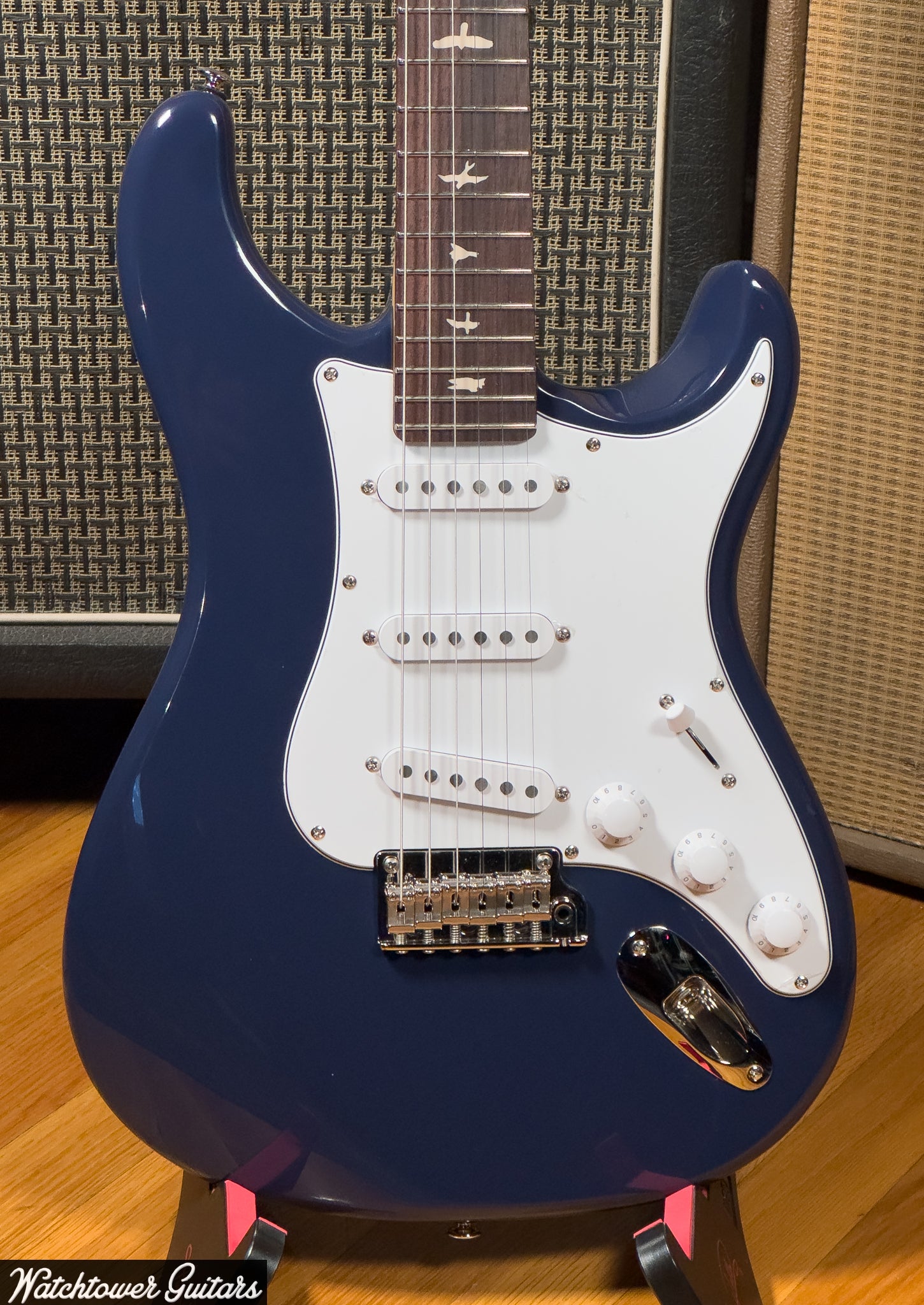 Paul Reed Smith PRS SE Silver Sky Rosewood Trad Blue – Watchtower Guitars