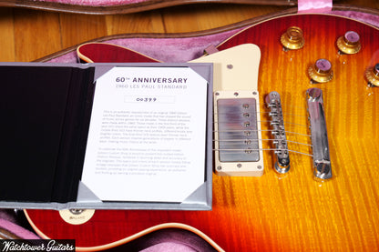 2020 Gibson 60th Anniversary Les Paul V3 1960 R0 Reissue Wide Tomato Soup Burst