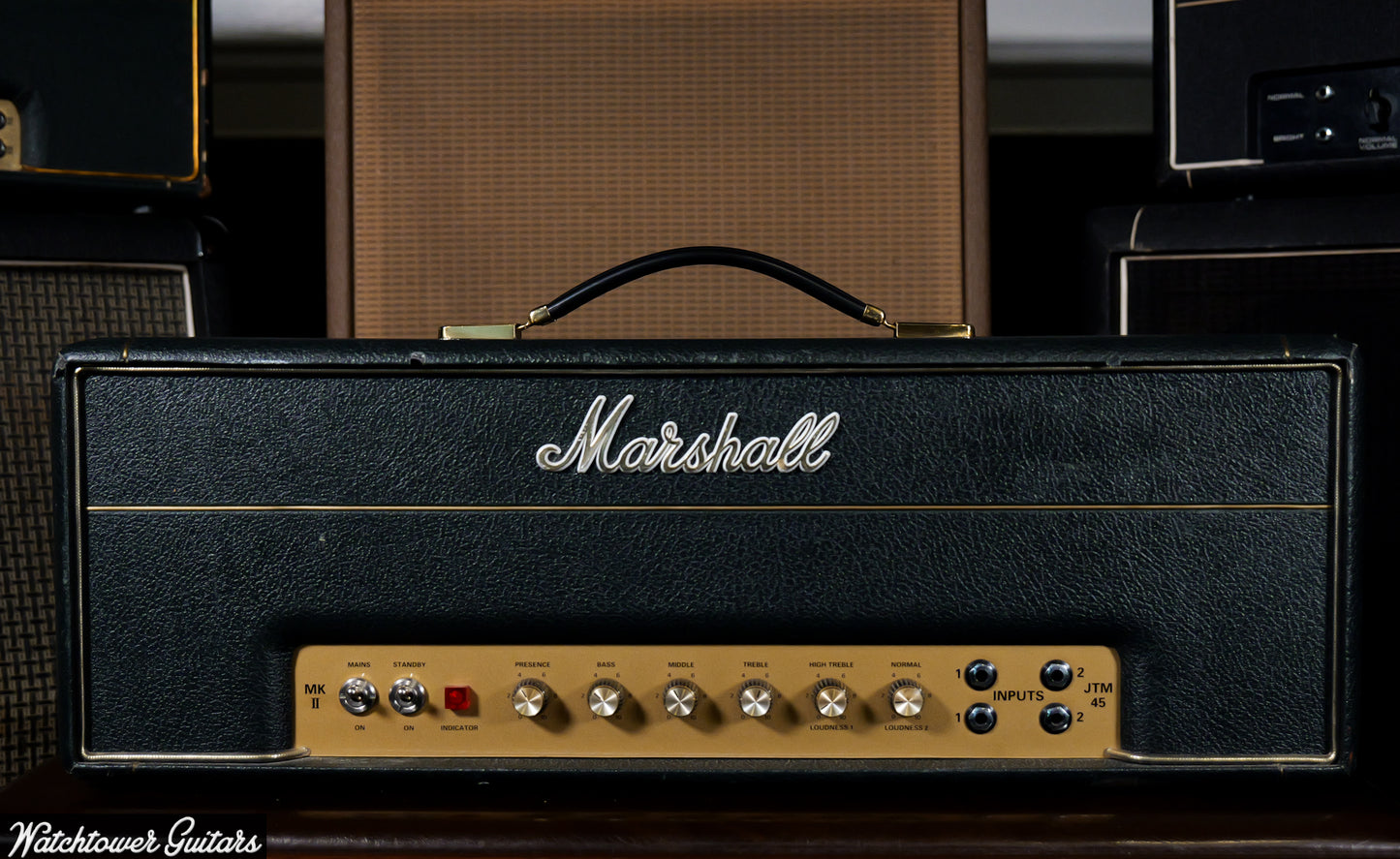 2006 Marshall 2245 JTM45 MK II Reissue Black Tolex