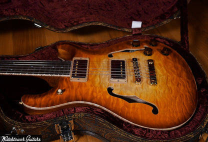 Paul Reed Smith PRS Private Stock Watchtower Run 594 Hollowbody II Quilt Vintage Glow