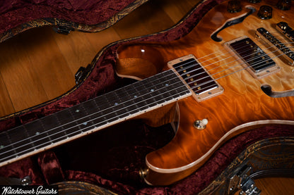 Paul Reed Smith PRS Private Stock Watchtower Run 594 Hollowbody II Quilt Vintage Glow