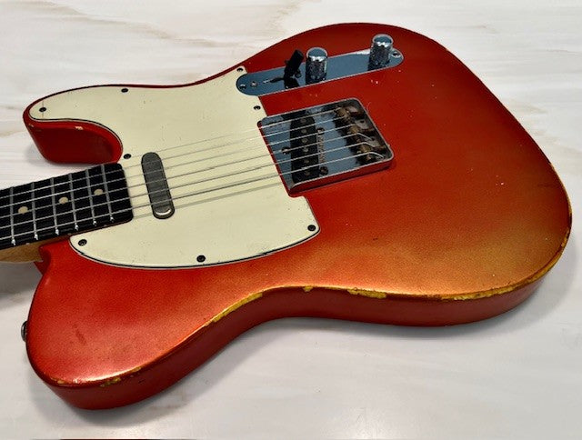 NEW Danocaster Single Cut Faded Candy Apple Red