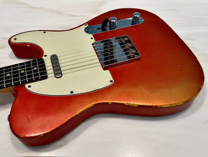 NEW Danocaster Single Cut Faded Candy Apple Red