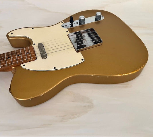 NEW Danocaster Single Cut Firemist Gold