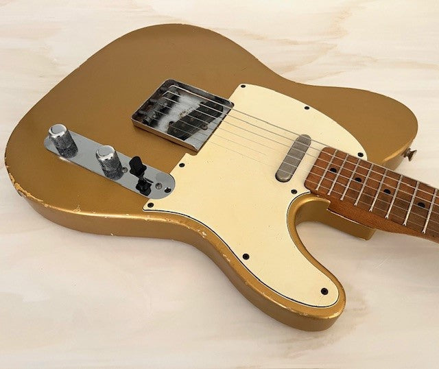 NEW Danocaster Single Cut Firemist Gold