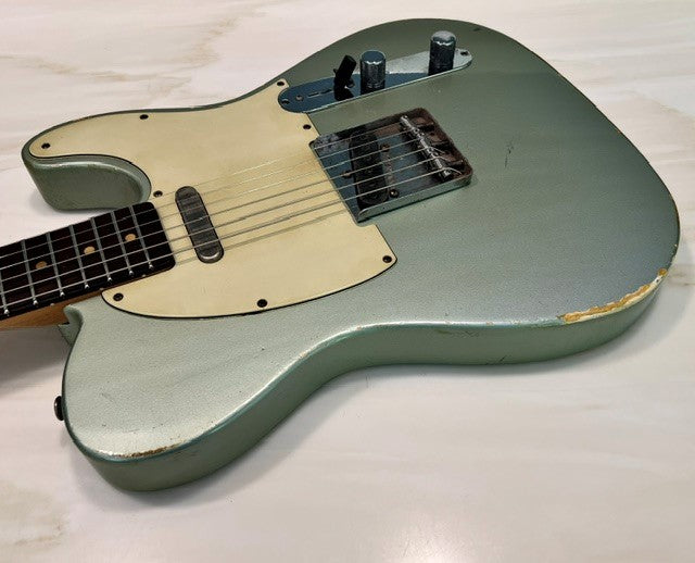 NEW Danocaster Single Cut - Iced Blue Metallic
