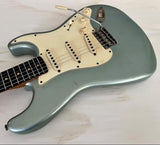 NEW Danocaster Double Cut Ice Blue Metallic