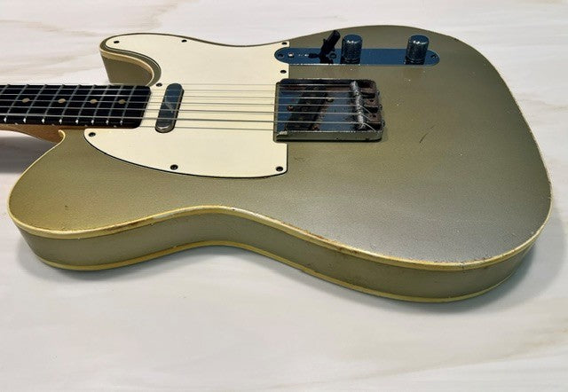 NEW Danocaster Single Cut Double Bound Inca Silver