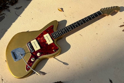 NEW Danocaster Offset Firemist Gold