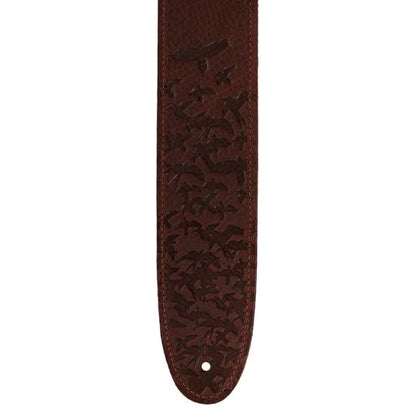 PRS 2.5” Leather Bird Swarm Strap Rust