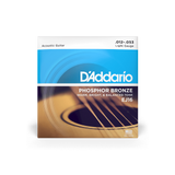 D'Addario 12-53 Light, Phosphor Bronze Acoustic Guitar Strings EJ16