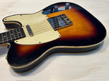 NEW Danocaster Single Cut Sunburst with Binding