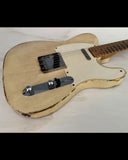 NEW Danocaster Single Cut Whiteguard Aged Blonde