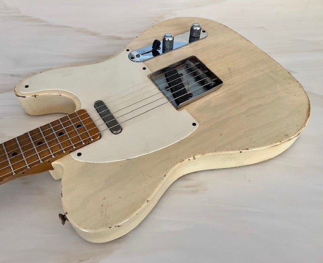 NEW Danocaster Single Cut Blonde Whiteguard, Arcane 50s