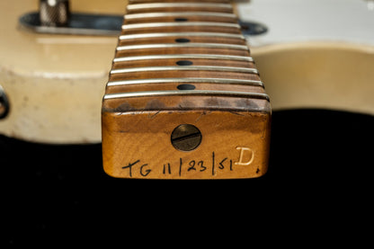 Nacho Telecaster Whiteguard Aged Blondeburst - Authorized Dealer