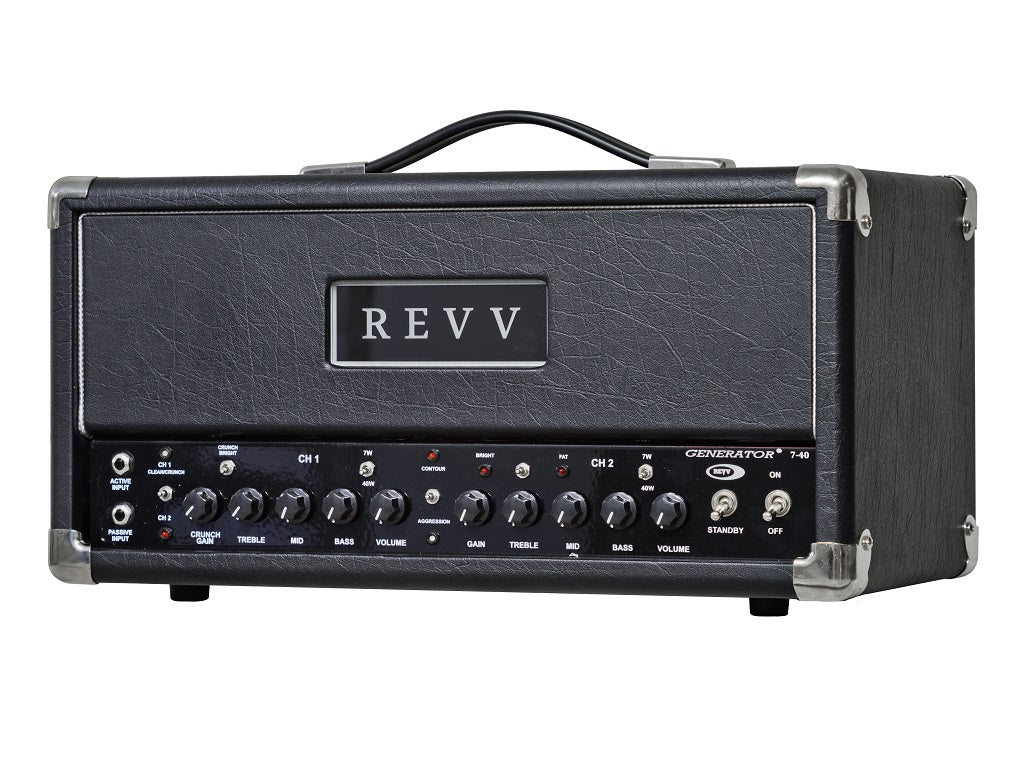Revv Generator 7-40 Head Black Tolex