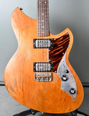 Novo Guitars Serus TC Amber Chopped Firestripe, LollarTrons