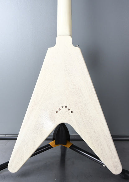 2017 Gibson 1959 Flying V Custom Color Trans White