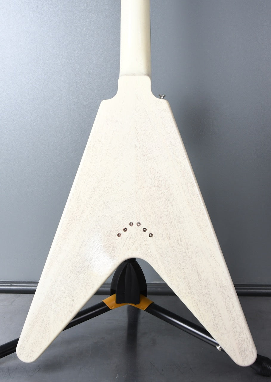 2017 Gibson 1959 Flying V Custom Color Trans White