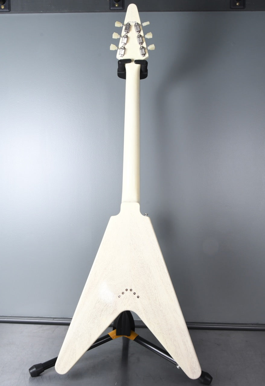 2017 Gibson 1959 Flying V Custom Color Trans White