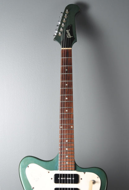 1966 Gibson non-reverse Firebird Pelham Blue, 3 P90s, picnic basket case !