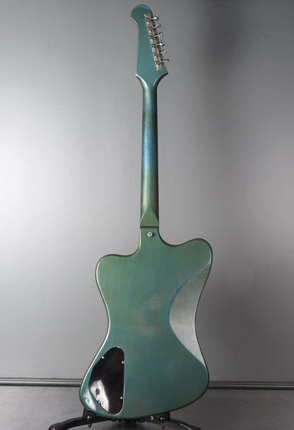 1966 Gibson non-reverse Firebird Pelham Blue, 3 P90s, picnic basket case !