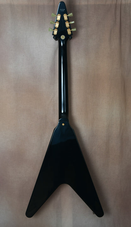 1991 Gibson Jimi Hendrix Hall of Fame Flying V Black OHSC