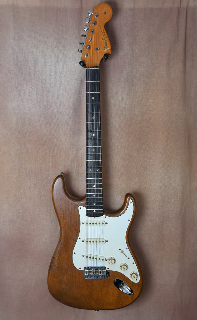 1966 Fender Stratocaster Natural Refin HSC – Watchtower Guitars