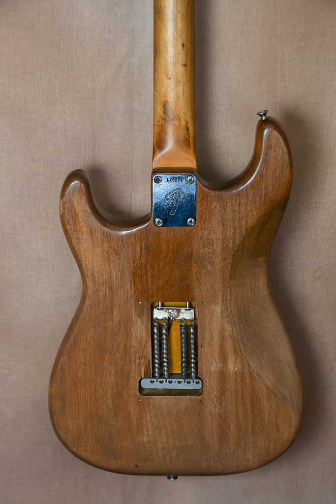 1966 Fender Stratocaster Natural Refin HSC – Watchtower Guitars